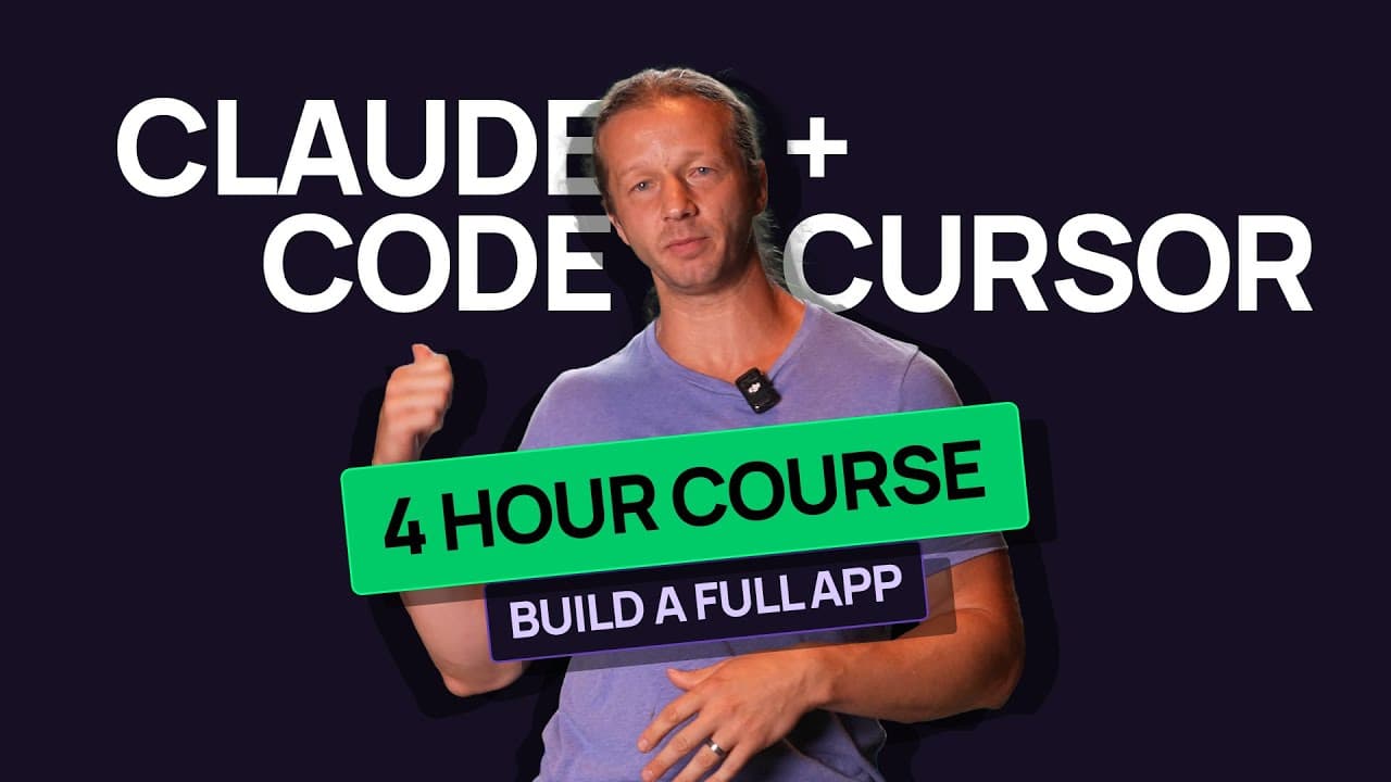 Claude Code + Cursor COURSE - Build a FULL App